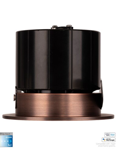 HV5511CCT-AB - Prime Antique Brass Fixed CCT WIFI HV5511CCT-AB