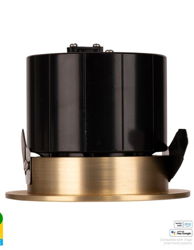 HV5511RGBCW-BR - Prime Brass Coloured Fixed RGBCW HV5511RGBCW-BR
