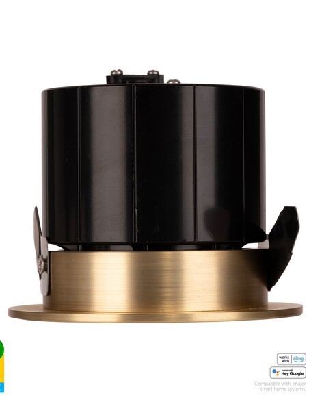 HV5511RGBCW-BR - Prime Brass Coloured Fixed RGBCW HV5511RGBCW-BR