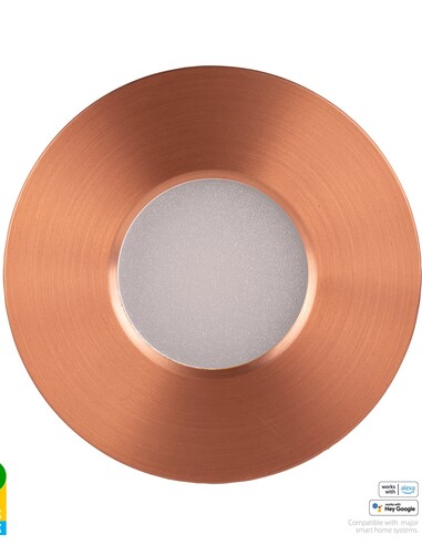 HV5511RGBCW-CP - Prime Copper Coloured Fixed HV5511RGBCW-CP