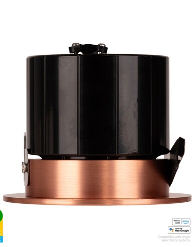 HV5511RGBCW-CP - Prime Copper Coloured Fixed HV5511RGBCW-CP