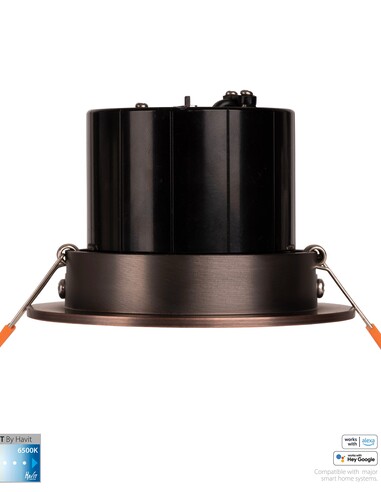 HV5512CCT-AB - Prime Antique Brass Tilt CCT WIFI HV5512CCT-AB