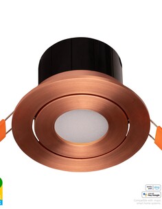 HV5512RGBCW-CP - Prime Copper Coloured Tilt RGBCW WIFI LED HV5512RGBCW-CP