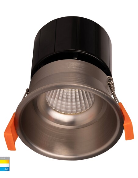 HV5513T-NK - HV5513T-Nickel - Prime Nickel Coloured Fixed Deep LED Downlight