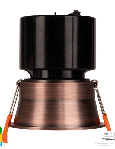 HV5513RGBCW-AB - Prime Antique Brass Fixed Deep HV5513RGBCW-AB