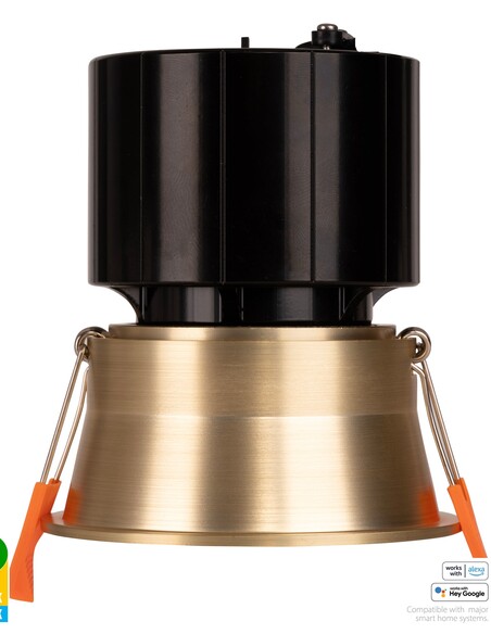 HV5513RGBCW-BR - Prime Brass Coloured Fixed Deep HV5513RGBCW-BR