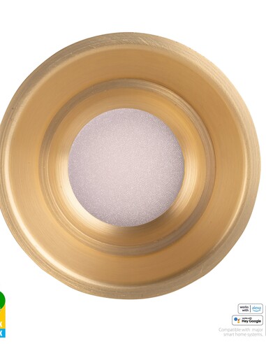 HV5513RGBCW-BR - Prime Brass Coloured Fixed Deep HV5513RGBCW-BR