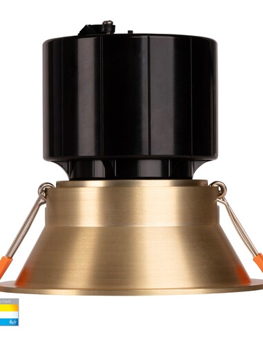 HV5514T-BR - Prime Brass Coloured Fixed Deep LED HV5514T-BR