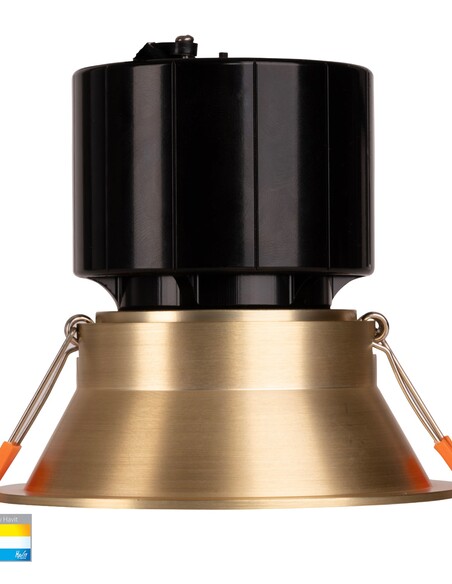 HV5514T-BR - Prime Brass Coloured Fixed Deep LED HV5514T-BR
