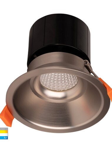 HV5514T-NK - HV5514T-Nickel - Prime Nickel Coloured Fixed Deep LED Downlight