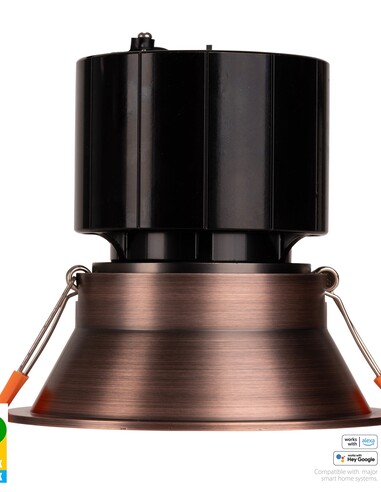 HV5514RGBCW-AB - Prime Antique Brass Fixed Deep HV5514RGBCW-AB