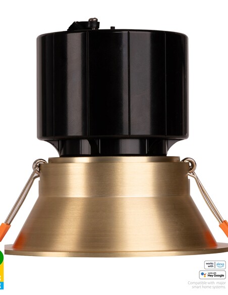 HV5514RGBCW-BR - Prime Brass Coloured Fixed Deep HV5514RGBCW-BR