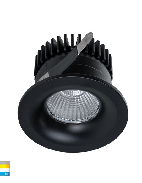 HV5703T-BLK - HV5703T-Black - Niche Black Round Recessed Downlight