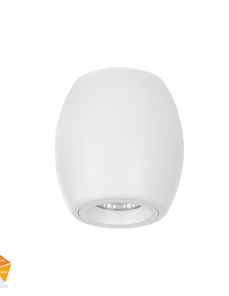 HV5848S-WHT - HV5848S-White - Nella White 7W Surface Mounted LED Downlight