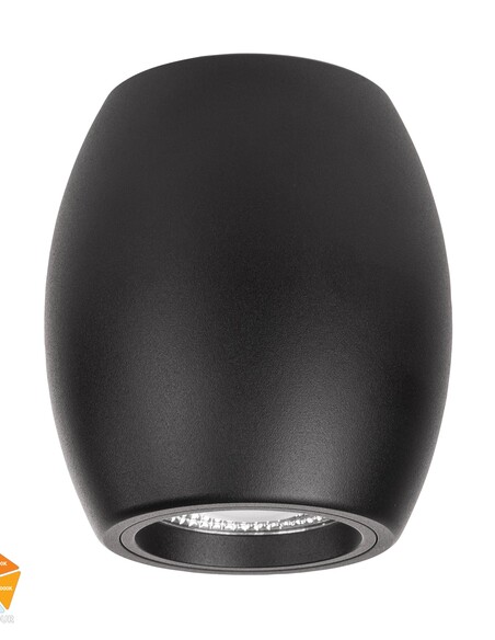 HV5849S-BLK - HV5849S-Black - Nella Black 12W Surface Mounted LED Downlight