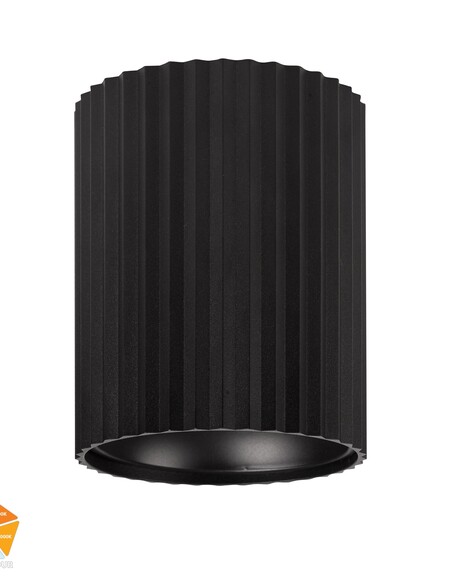 HV5853S-BLK - HV5853S-Black - Nella Black 18W Surface Mounted LED Downlight 240V