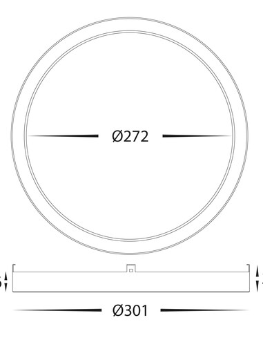 HV5864-1-BLK - HV5864-1-Black - Auster Black Trim HV5864-1-BLK