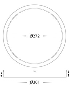 HV5864-1-GLD - Auster Gold Trim to suit HV5864S-WhiteHV5864-1-GLD 2