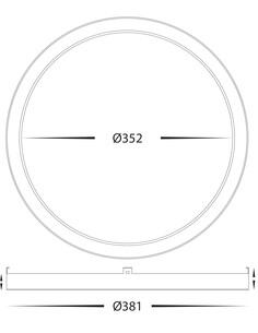 HV5865-1-GLD - Auster Gold Trim to suit HV5865S-WhiteHV5865-1-GLD 2