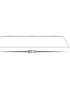 HV5873T - Noyer Walnut Timber 510mm Ceiling Mounted LED HV5873T 2