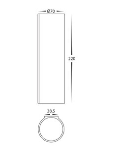 HV8021T - Valec 2x5w Flush Up & Down Plaster Wall LightHV8021T 2
