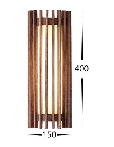 HV8089T - Orech Walnut Timber Wall LightHV8089T
