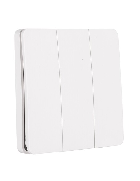 HV9263 - Three Gang White Wireless Self Powered Wall Switch