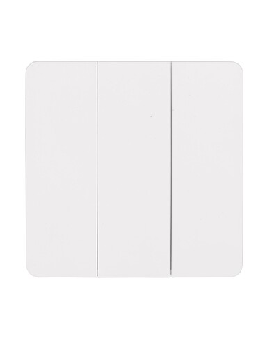 HV9263 - Three Gang White Wireless Self Powered HV9263