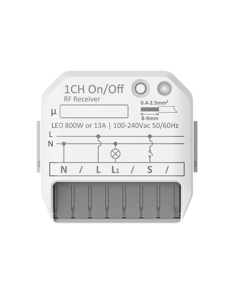HV9273 - 240v Single Channel RF On/Off Receiver
