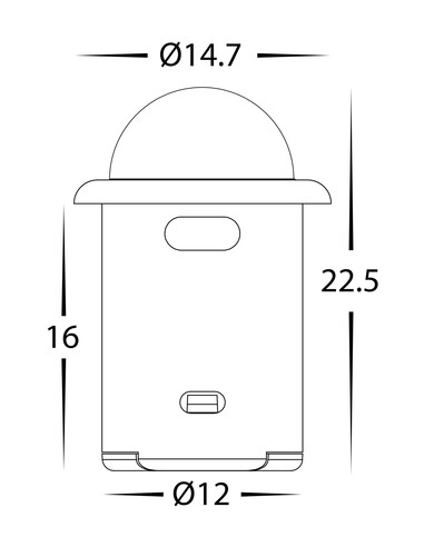 HV9284 - 12-24v DC Black PIR SensorHV9284