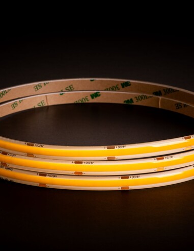 HV9761-IP54-320-Y - 9.6W IP54 24v DC Yellow COB HV9761-IP54-320-Y
