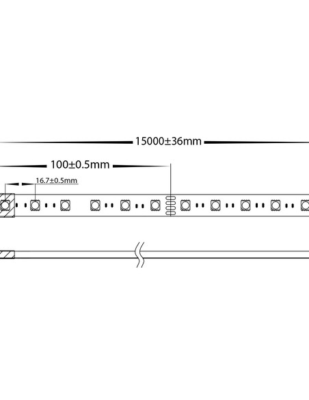 HV9753-IP54-60-RGB-15M - HV9753-IP54-60-RGB - 11W HV9753-IP54-60-RGB-15M