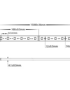 HV9753-IP67-60-RGB - 11W IP67 RGB Long Run LED StripHV9753-IP67-60-RGB 2