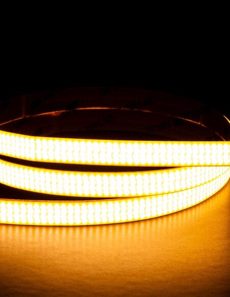 HV9761-IP20-1152-3K-30M - HV9761-IP20-1152-3K - 14W IP20 24v DC 3000K COB LED Strip - 30m Roll