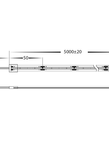HV9762-IP68-300-5K - 9.6W 5500K IP68 24v DC HV9762-IP68-300-5K