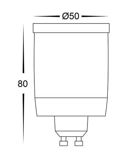 HV9509 - TRI-Colour 9in1 240v GU10 Dimmable LED HV9509