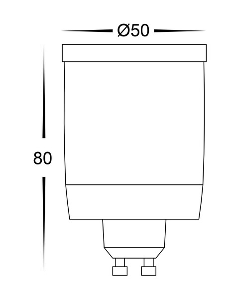 HV9509 - TRI-Colour 9in1 240v GU10 Dimmable LED HV9509