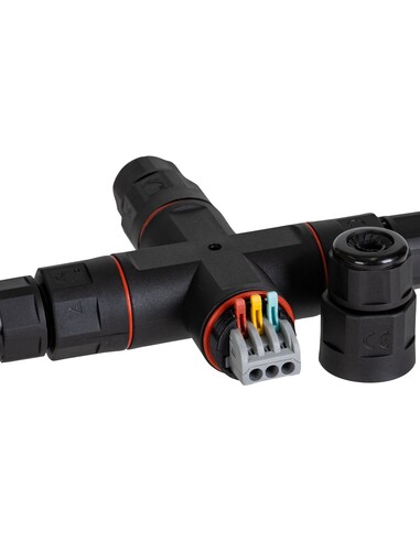 HV9918-4 - 4 Way IP68 3 Pin Weatherproof ConnectorHV9918-4