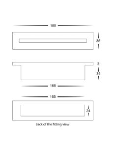 Recessed Rectangle White Step LightHV3103C 2