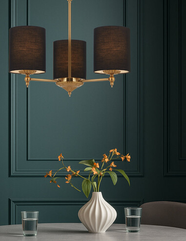 ARGOS PE3-AGBK - ARGOS 3 LIGHT PENDANT - BLACKARGOS PE3-AGBK