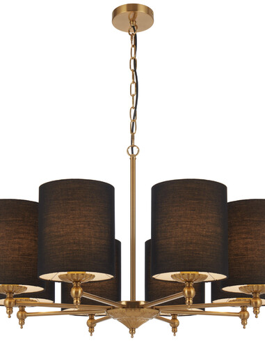 ARGOS PE8-AGBK - ARGOS 8 LIGHT PENDANT - BLACK