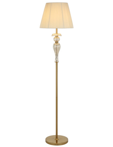 CADIZ FL-AGCRM - CADIZ FLOOR LAMP - ANTIQUE GOLDCADIZ FL-AGCRM