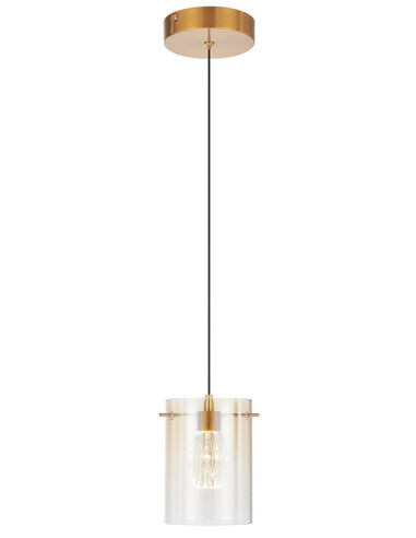 CREVIL PE1-AGAM - CREVIL 1 LIGHT PENDANT - ANTIQUE GOLD