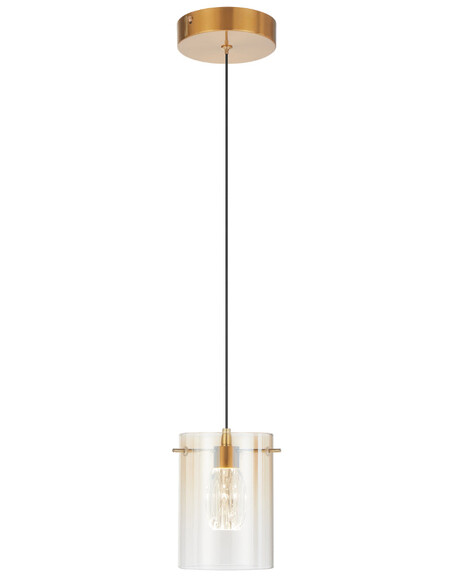 CREVIL PE1-AGAM - CREVIL 1 LIGHT PENDANT - ANTIQUE GOLD