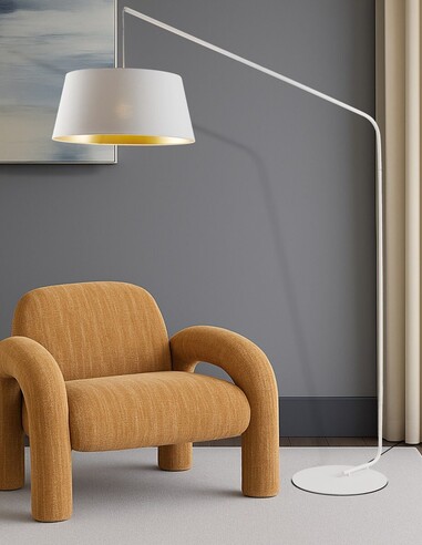 DOWNEY FL-BK - DOWNEY FLOOR LAMP - BLACKDOWNEY FL-BK