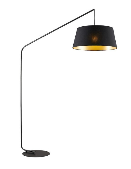 DOWNEY FL-BK - DOWNEY FLOOR LAMP - BLACKDOWNEY FL-BK