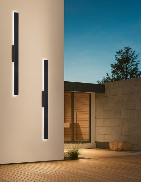 EBIZA EX100-BK - EBIZA 100 EXTERIOR WALL LIGHT - EBIZA EX100-BK