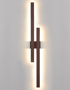 EBIZA EX2-BK - EBIZA 2 LIGHT EXTERIOR WALL LIGHT - BLACKEBIZA EX2-BK