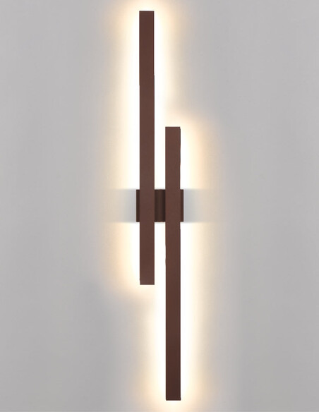 EBIZA EX2-BK - EBIZA 2 LIGHT EXTERIOR WALL LIGHT - BLACK