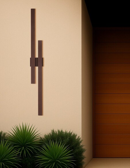 EBIZA EX2-BK - EBIZA 2 LIGHT EXTERIOR WALL LIGHT EBIZA EX2-BK